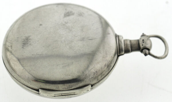 Ts.B. King Doppel Gehäuse Spindel Uhr in Silber 162,7g ca. 1805-1825 Ø 58mm – Bild 6