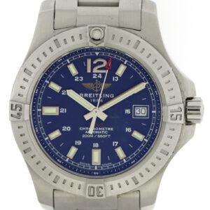 Breitling Colt Chronometer 200m Ref. A17313 Blau Ø41 mm aus 2019 Fullset