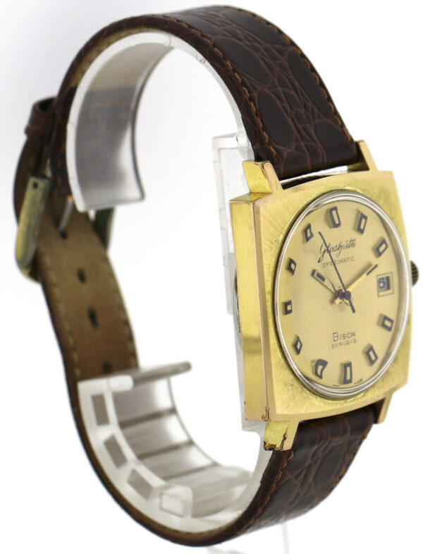 GUB Glashütte Spezimatic Bison Kal. 75 Automatic Herren Vintageuhr 70er Jahre – Bild 4