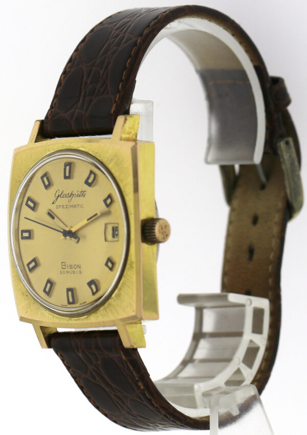 GUB Glashütte Spezimatic Bison Kal. 75 Automatic Herren Vintageuhr 70er Jahre – Bild 6