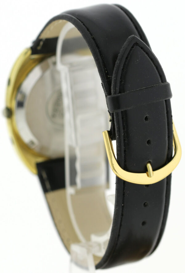 Omega Geneve MegaQuartz 32KHz Day Date Vintage Herren- Uhr vergoldet 38x37mm – Bild 7