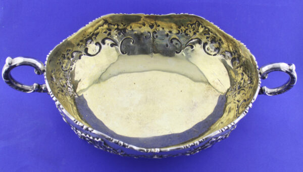 Antike Historismus Jardiniere- Schale massiv 800 Silber 1224g wohl Artur Otto – Bild 5
