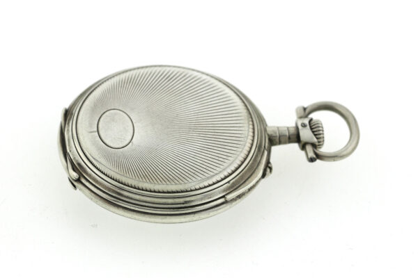 Rarität Deutsche Präzisionsuhr Original Glashütte offen 800er Silber 1A Qualität – Bild 5