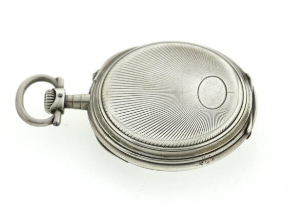 Rarität Deutsche Präzisionsuhr Original Glashütte offen 800er Silber 1A Qualität – Bild 6