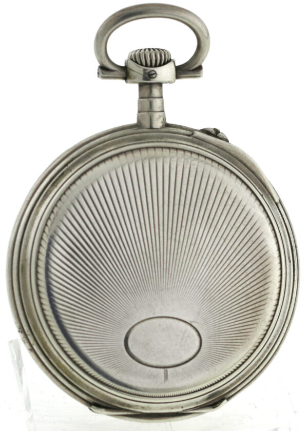 Rarität Deutsche Präzisionsuhr Original Glashütte offen 800er Silber 1A Qualität – Bild 9