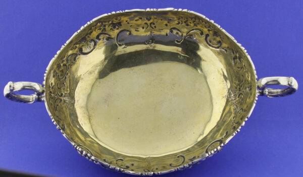 Antike Historismus Jardiniere- Schale massiv 800 Silber 1224g wohl Artur Otto – Bild 6