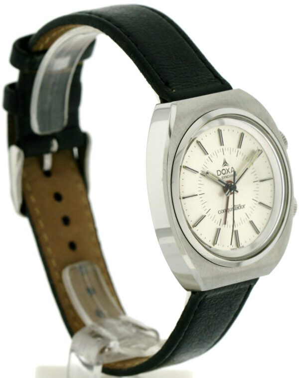 Doxa by Synchron Conquistador Alarm Wecker Herren Vintageuhr 70'er Jahre 34270 – Bild 4