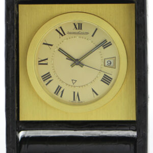 Jaeger-LeCoultre Memovox Reisuhr Alarm- Wecker Ref. 11302.71, 1989, Box, Papiere
