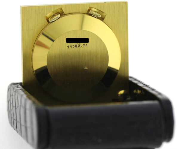 Jaeger-LeCoultre Memovox Reisuhr Alarm- Wecker Ref. 11302.71, 1989, Box, Papiere – Bild 5