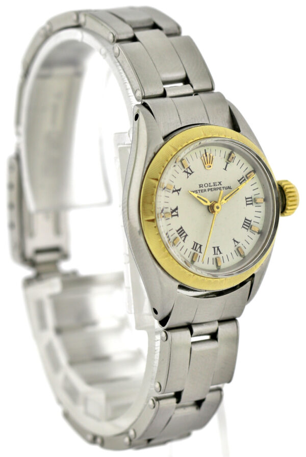 Rolex Oyster Perpetual, Damen- Vintageuhr, Edelstahl, Ref.6621 ,aus 1960/61, Ø25 – Bild 3