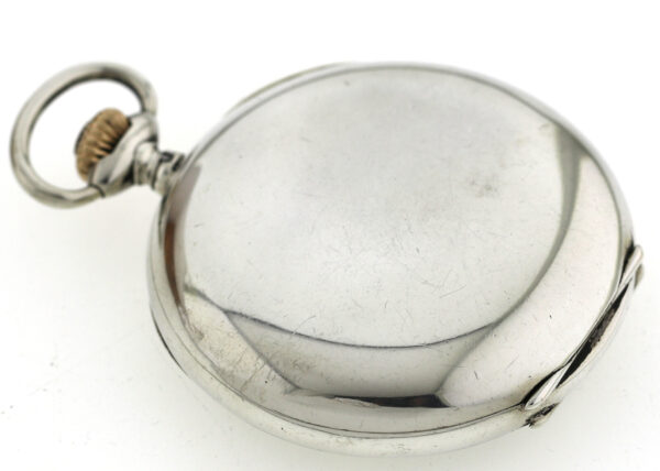 A.Lange & Söhne Glashütte offene 800er Silber Herren Taschenuhr 1B-C Werk ~1910 – Bild 8
