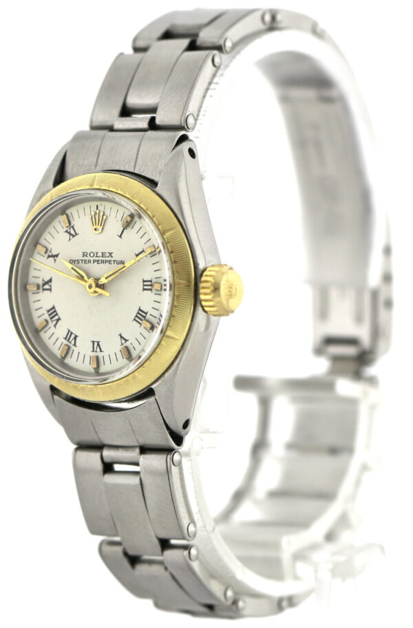 Rolex Oyster Perpetual, Damen- Vintageuhr, Edelstahl, Ref.6621 ,aus 1960/61, Ø25 – Bild 4