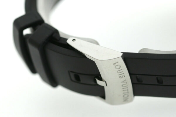 Louis Vuitton Tambour Flyback Chronograph Stahl  Ref.Q102B lim. Edetion 888- Ø44 – Bild 8