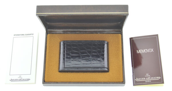 Jaeger-LeCoultre Memovox Reisuhr Alarm- Wecker Ref. 11302.71, 1989, Box, Papiere – Bild 14