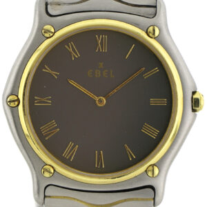 Ebel Sport Classique Herren- Unisexuhr Waveband Stahl-Gold Ref. 181903 Ø34mm