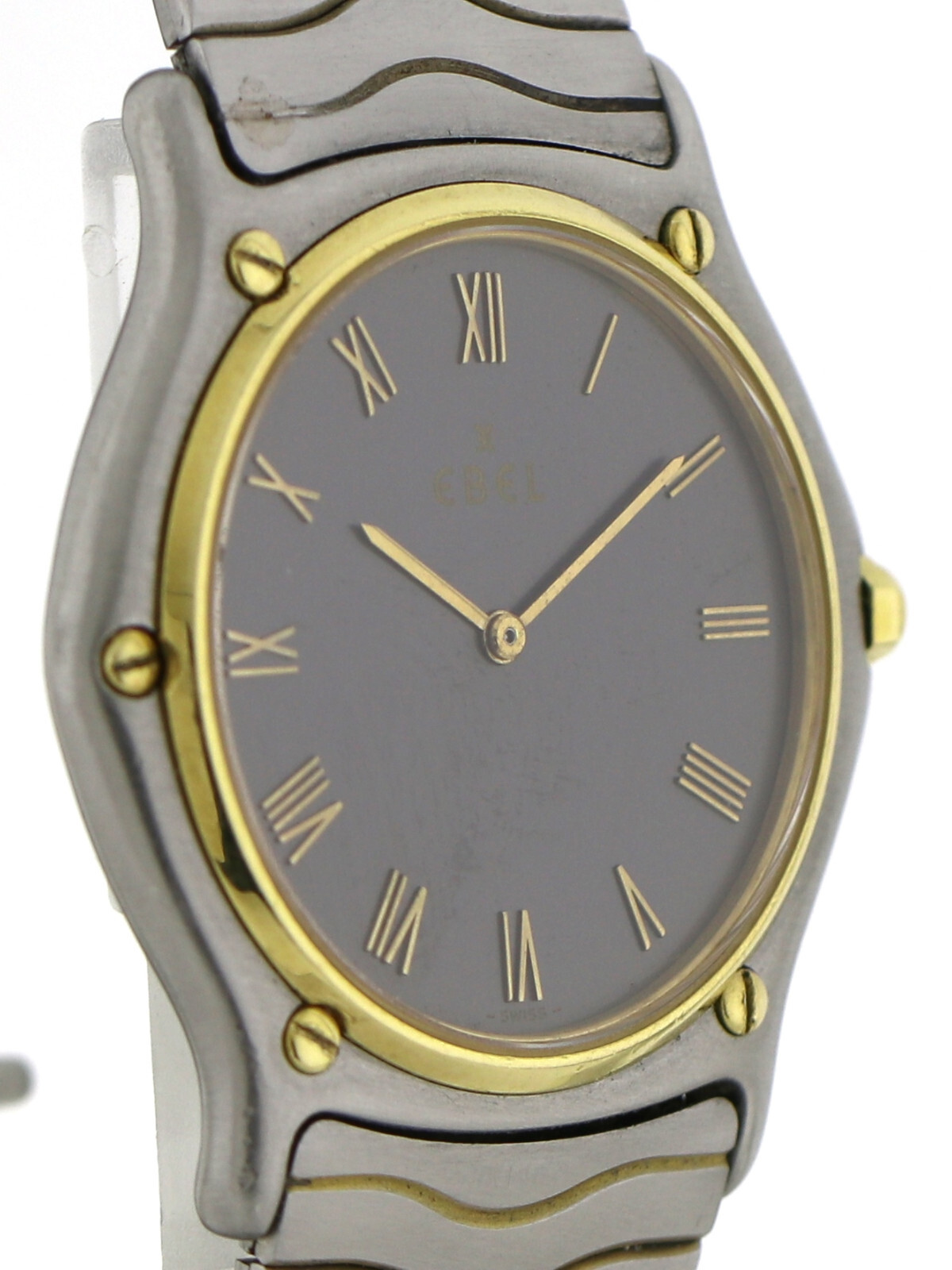 Ebel Sport Classique Herren- Unisexuhr Waveband Stahl-Gold Ref. 181903 Ø34mm – Bild 3